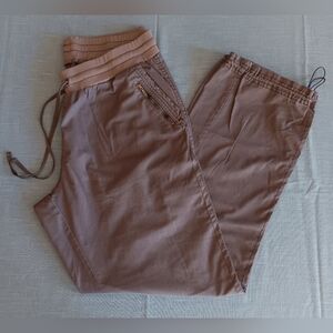 Beyond Scrubs Gray Cinch Bottom Scrub Pants - Size Large